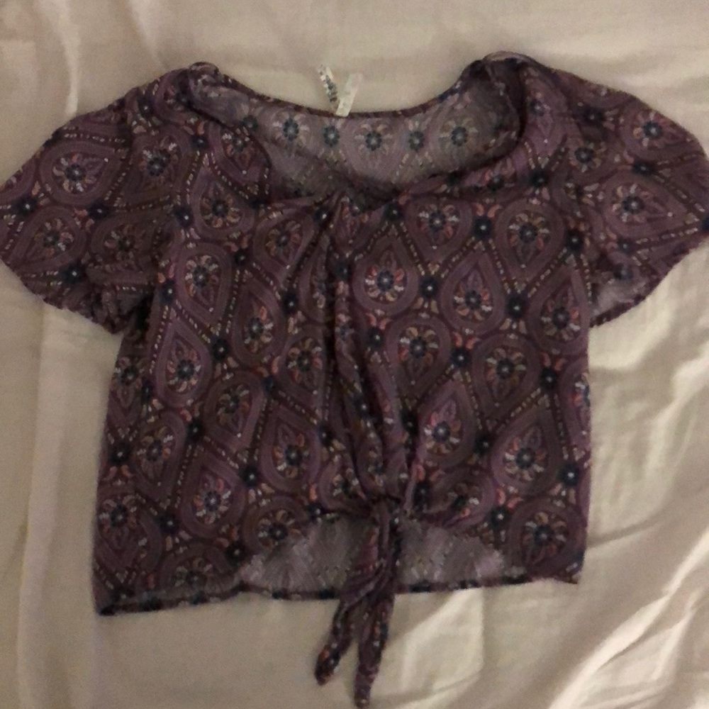 Cropped blouse
